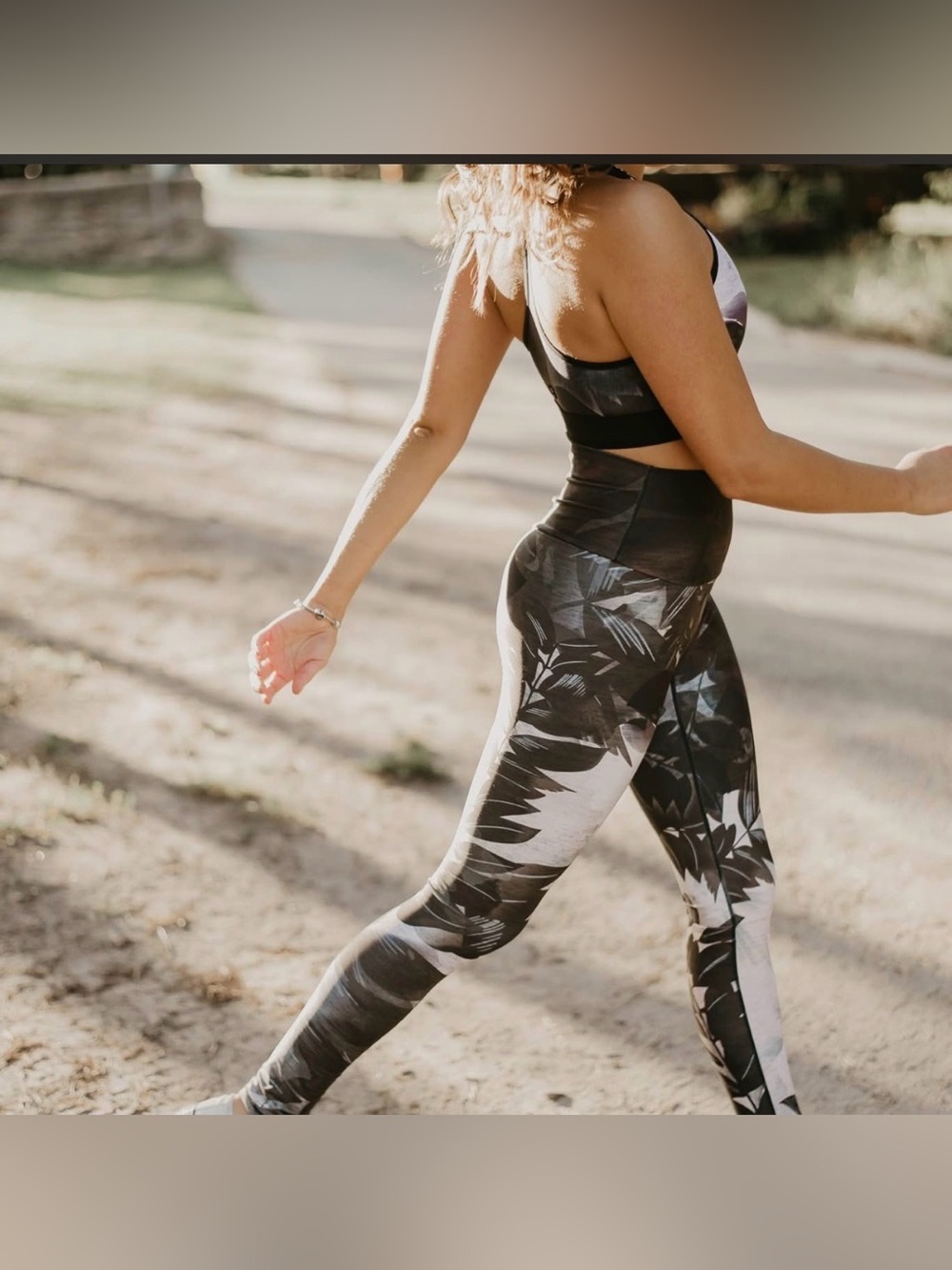 Oraki Leaf‑Print Leggings